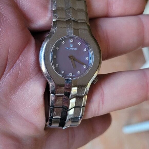 Tag Heuer WP131C.BA0751 Womens Alter Ego Series Watch Blue Pearl Diamonds Silver main image 13